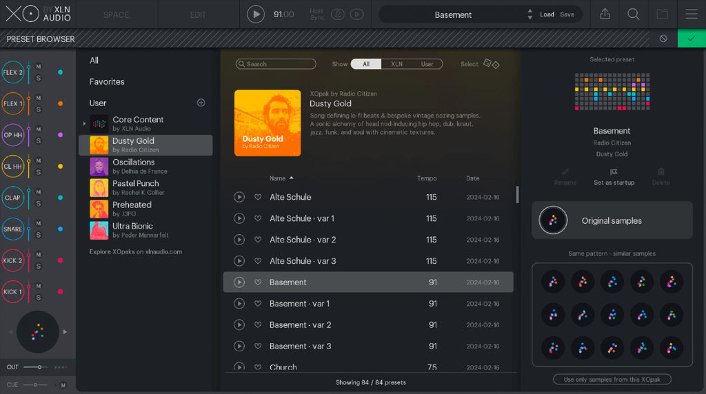 XLN Audio XOpak Dusty Gold - Electronic Delivery