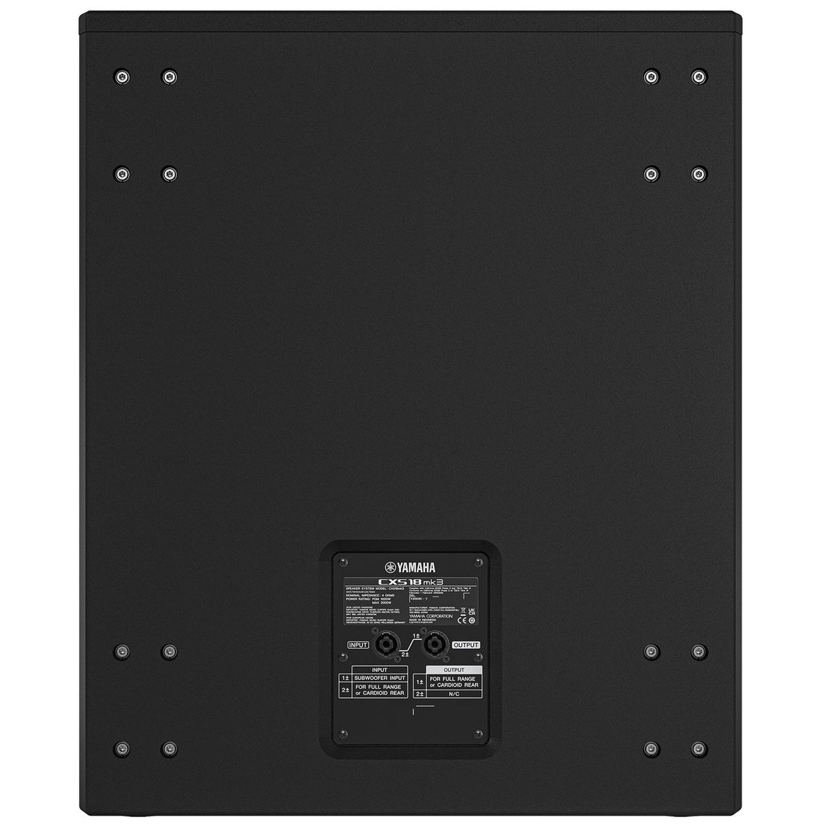 Yamaha CXS18 MKIII 18" Passive Subwoofer