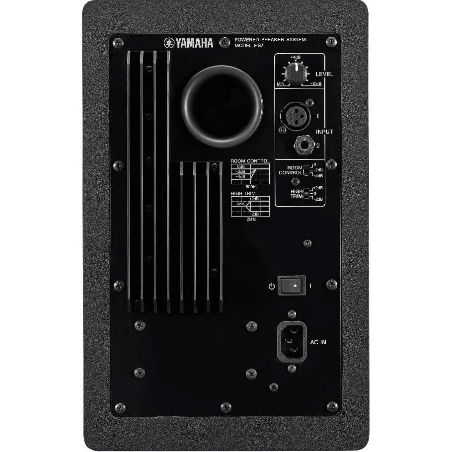 Yamaha HS7 Active Studio Monitor - Single, Black