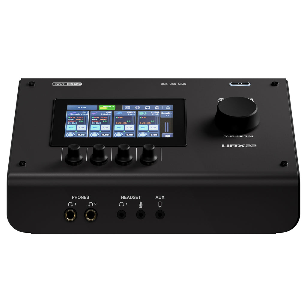 Yamaha URX22 4-In/2-Out Dual USB-C Audio Interface - Black