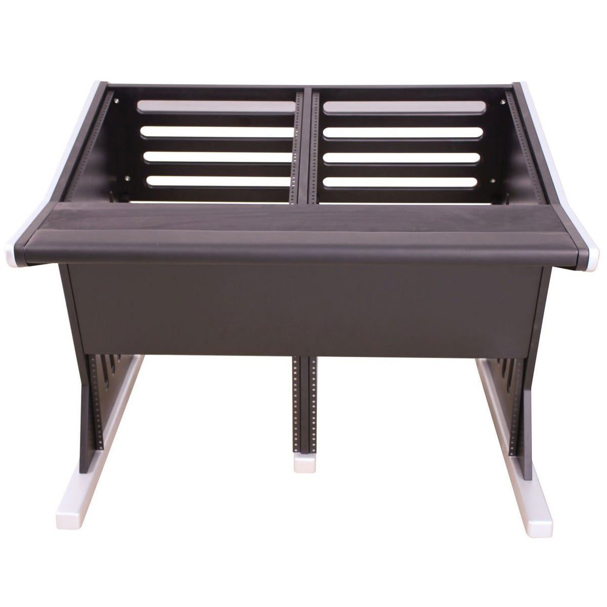 Zaor Maestro 24+12 Studio Workstation Desk - Cherry Black