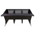 Zaor Maestro 36+18 Studio Workstation Desk - Black/Black