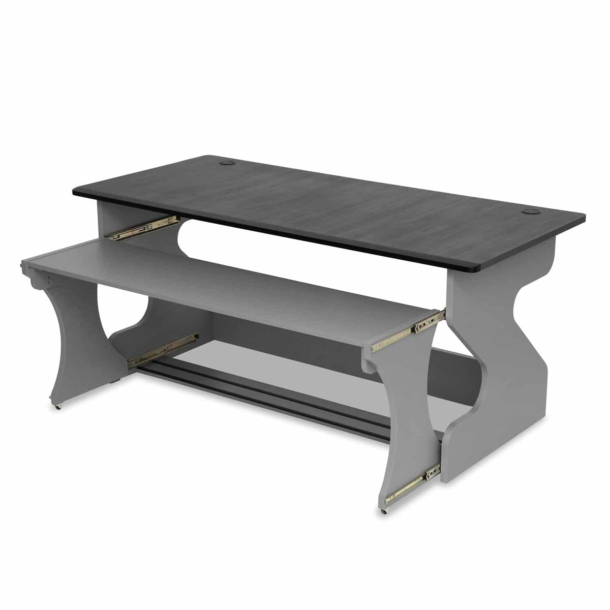Zaor MIZA Z Flex Studio Workstation Desk - Grey Wenge