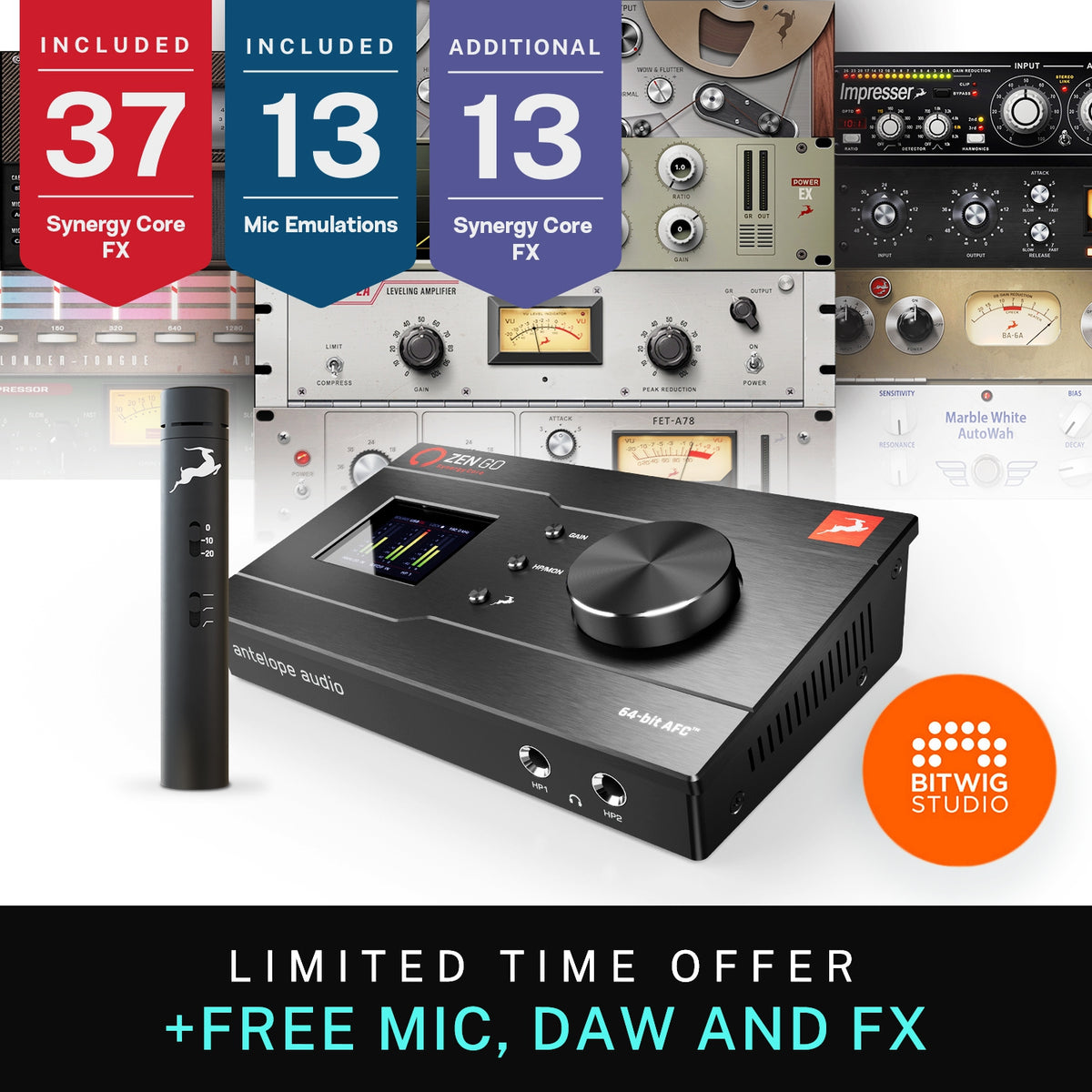 Antelope Audio Zen Go Synergy Core Thunderbolt 3 Audio Interface