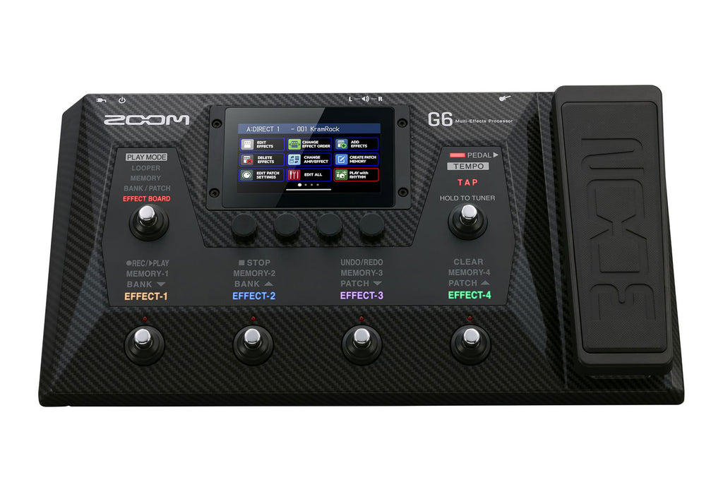 Zoom G6 Multi-Effects Processor for Guitar