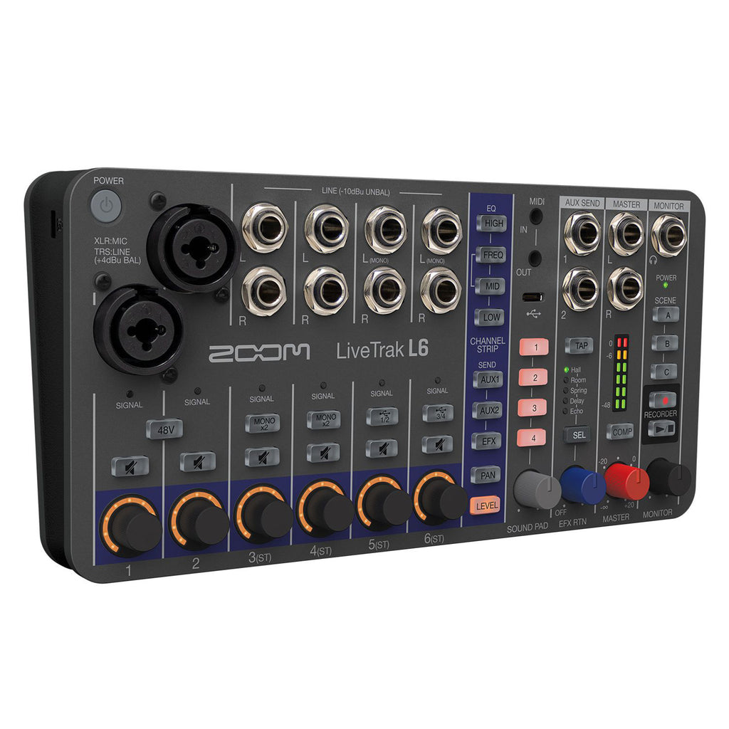 Zoom LiveTrak L-6 Digital Mixer/Recorder