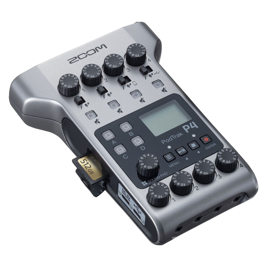 Zoom PodTrak P4 Podcast Recorder