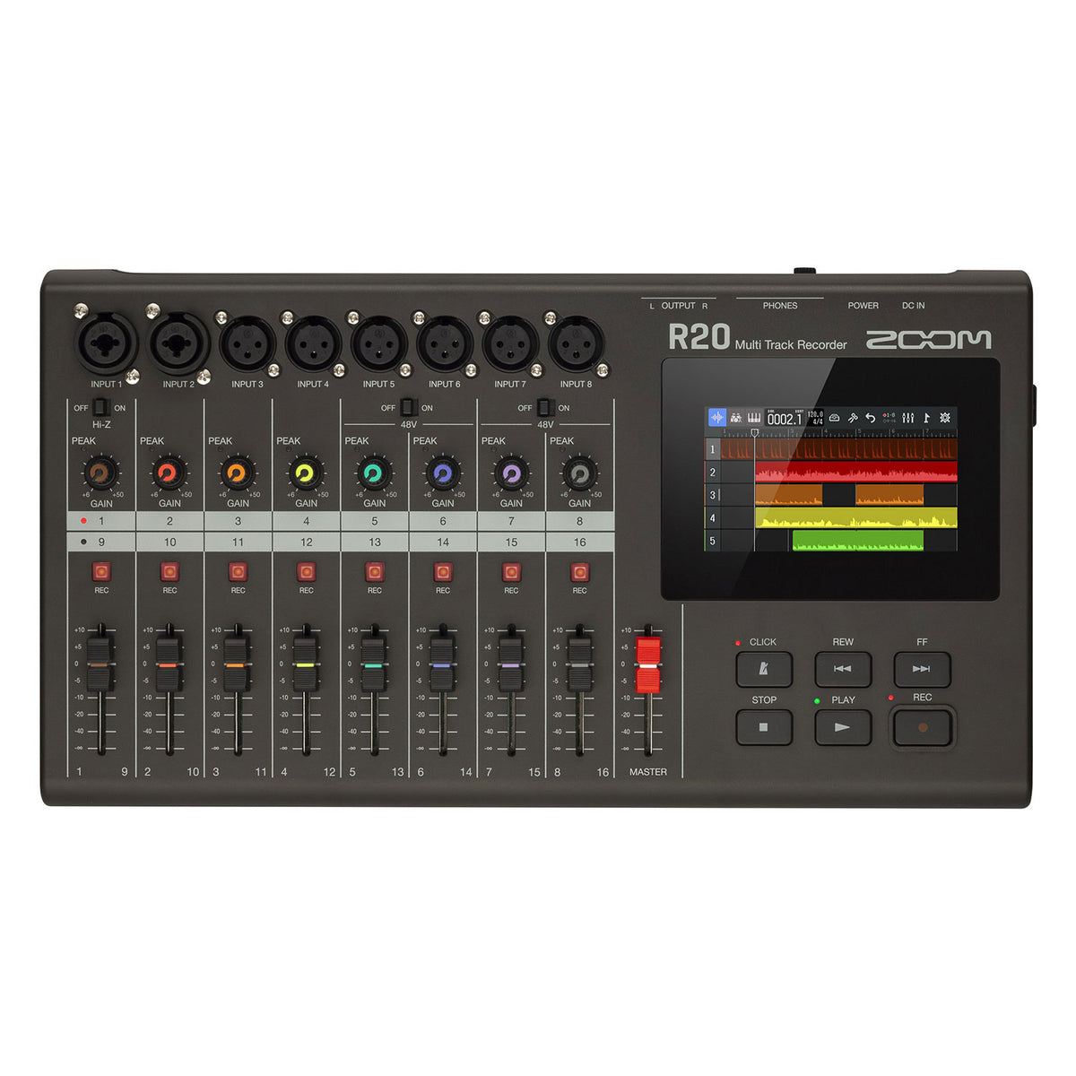 Zoom R20 16-Track Recorder/Interface/Controller Workstation