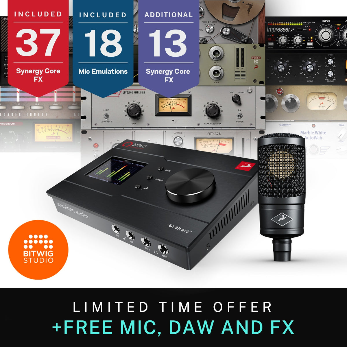 Antelope Audio Zen Q Synergy Core Thunderbolt 3 Desktop Audio Interface