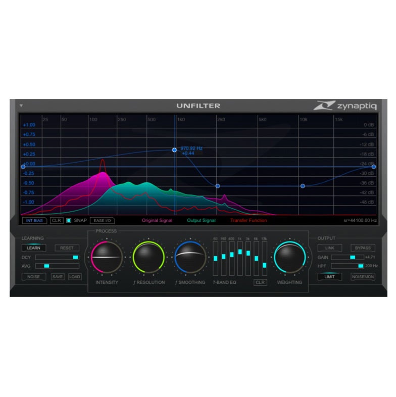 Zynaptiq Unfilter - Electronic Delivery